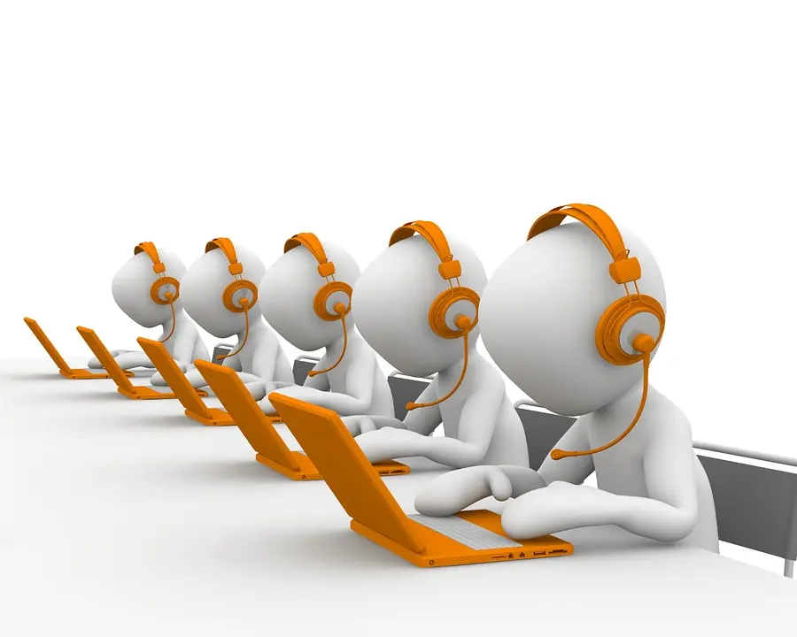 Call Center Imagen representando una Call Center